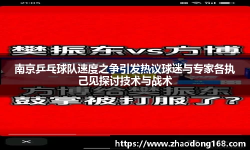 南京乒乓球队速度之争引发热议球迷与专家各执己见探讨技术与战术